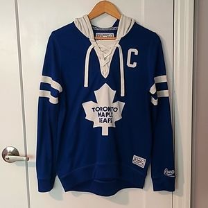 Roots Toronto Maple Leafs Jersey Style Hoodie